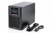 Digitus Zasilacz awaryjny UPS Online Tower 19 LCD 1000VA/1000W 2x12V/9Ah 4xC13 1xC14 USB RS232 RJ45 GŁ.293mm